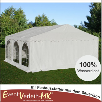 Festzelt 8x8m; weiß, feuersicher